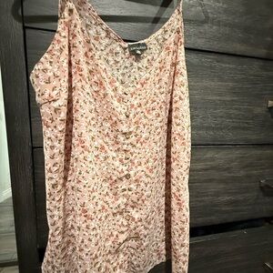 Zara Pink Floral Women's Top